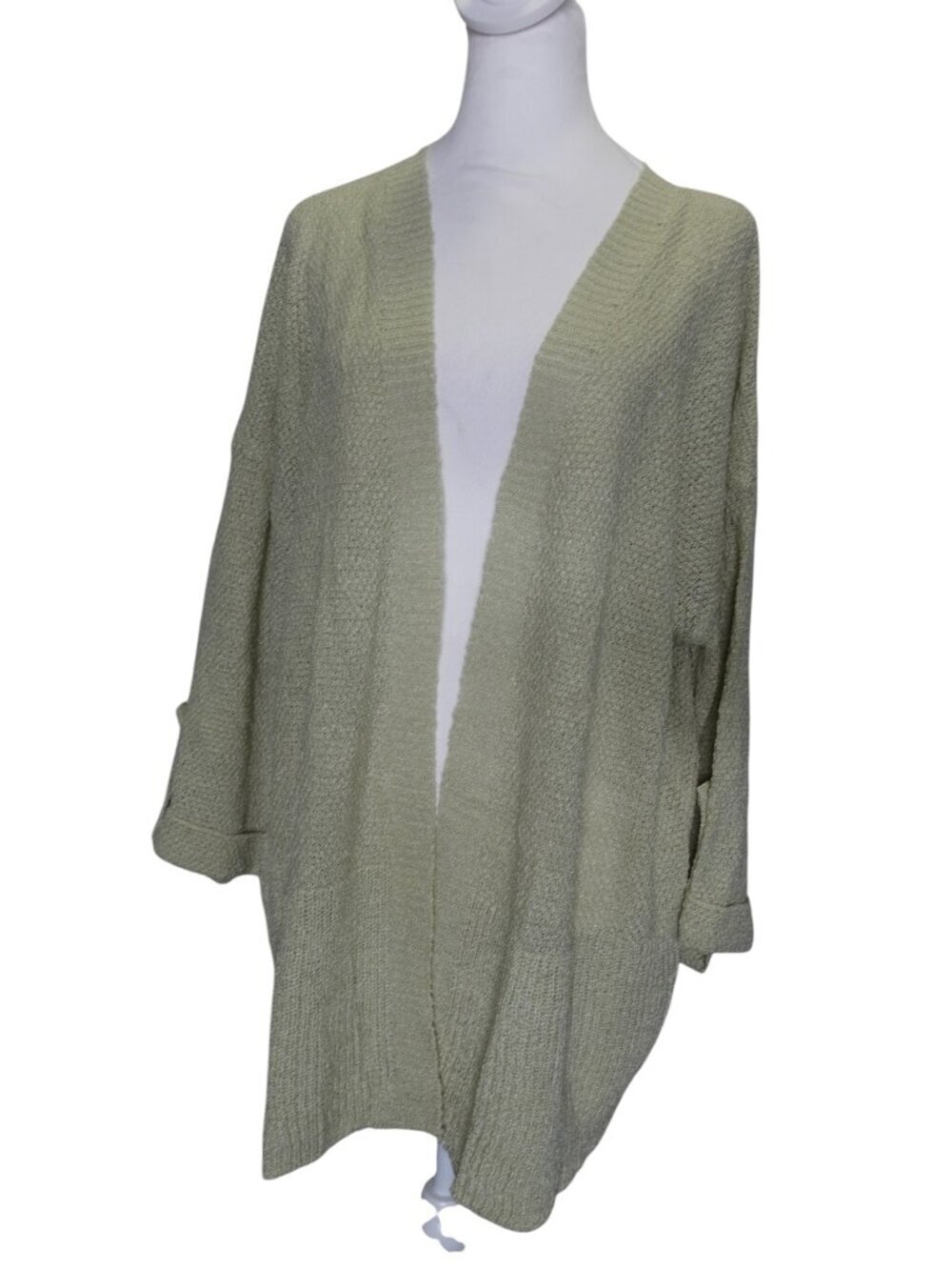 Perch by Blu Pepper Womens Cardigan size 1XL light sage green NEW